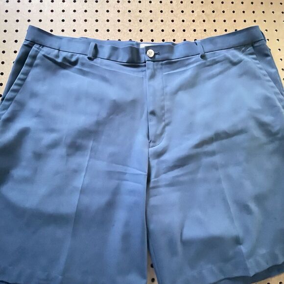 Peter Millar Crown Salem Performance Golf Chino Shorts Wicking Blue Size 42 Men - Picture 3 of 10
